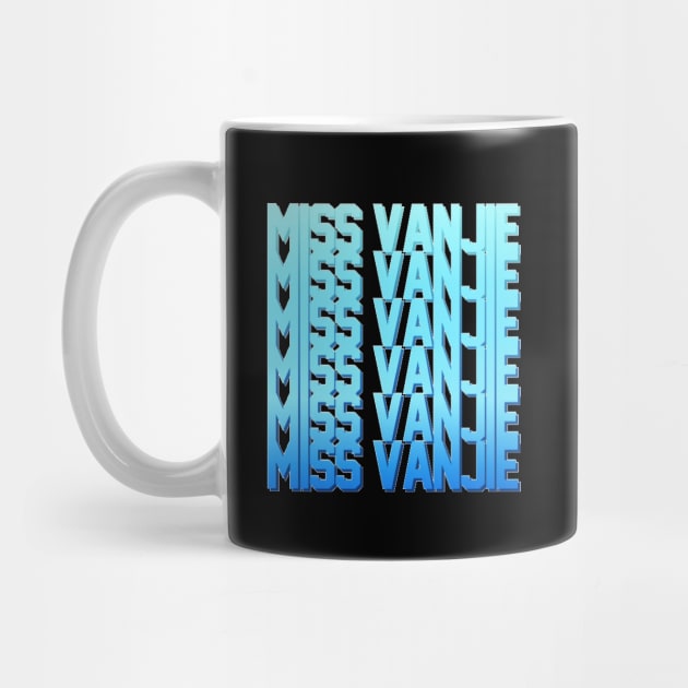 Miss Vanjie! (2) - Sky Blue Gradient (blue 1) by mareescatharsis